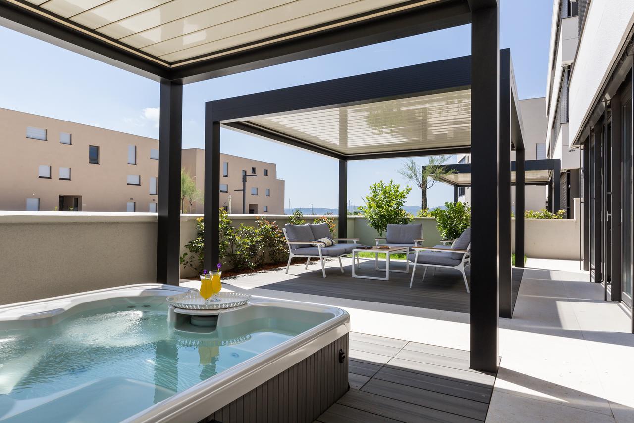 Shell Luxury Residences With Pool And Whirlpool Zadar Ngoại thất bức ảnh