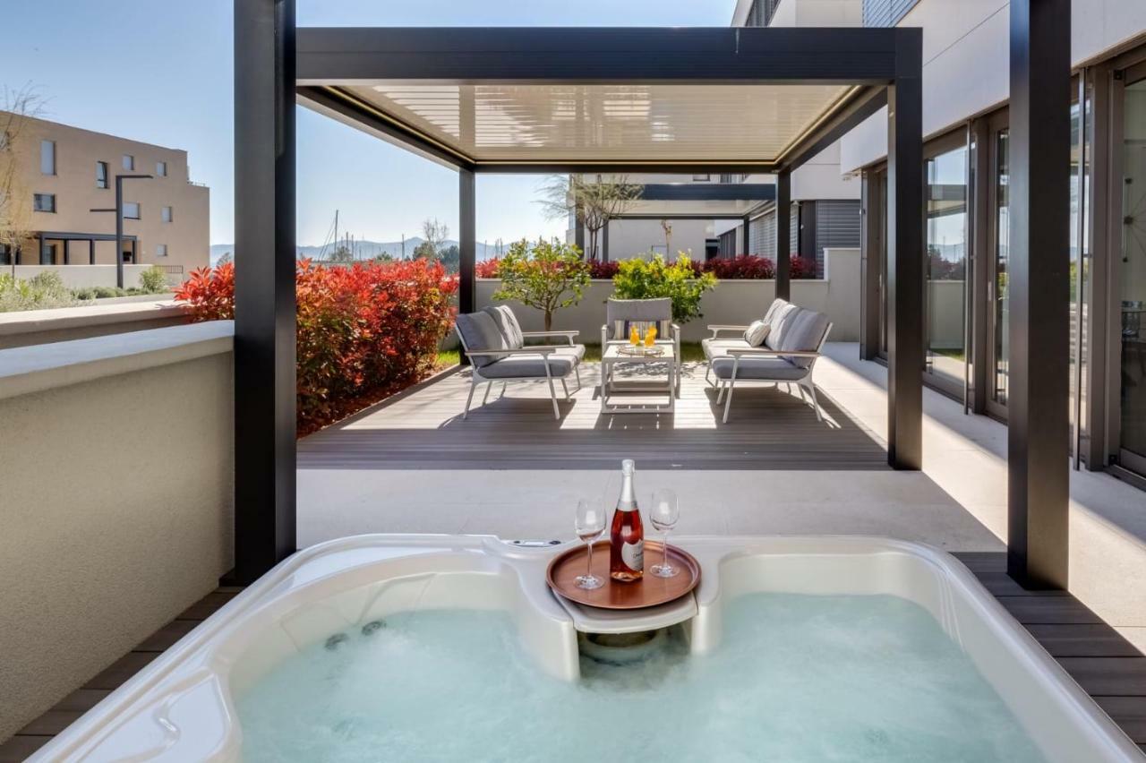 Shell Luxury Residences With Pool And Whirlpool Zadar Ngoại thất bức ảnh