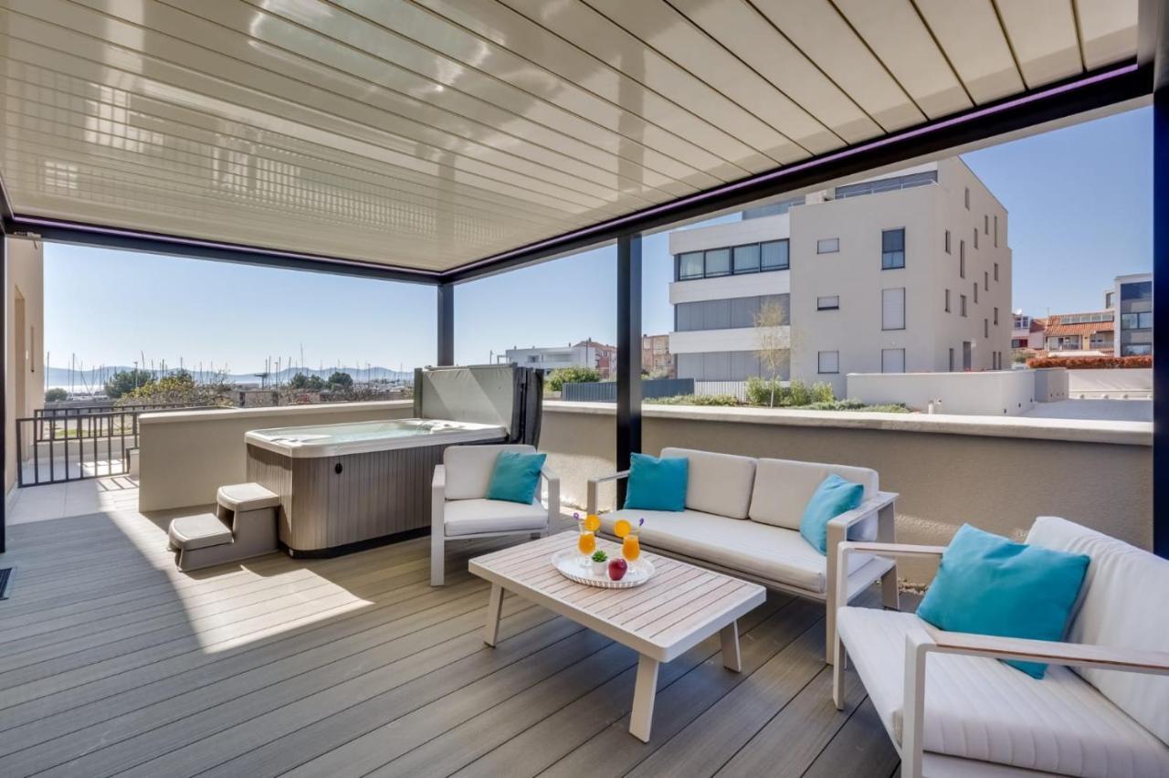 Shell Luxury Residences With Pool And Whirlpool Zadar Ngoại thất bức ảnh