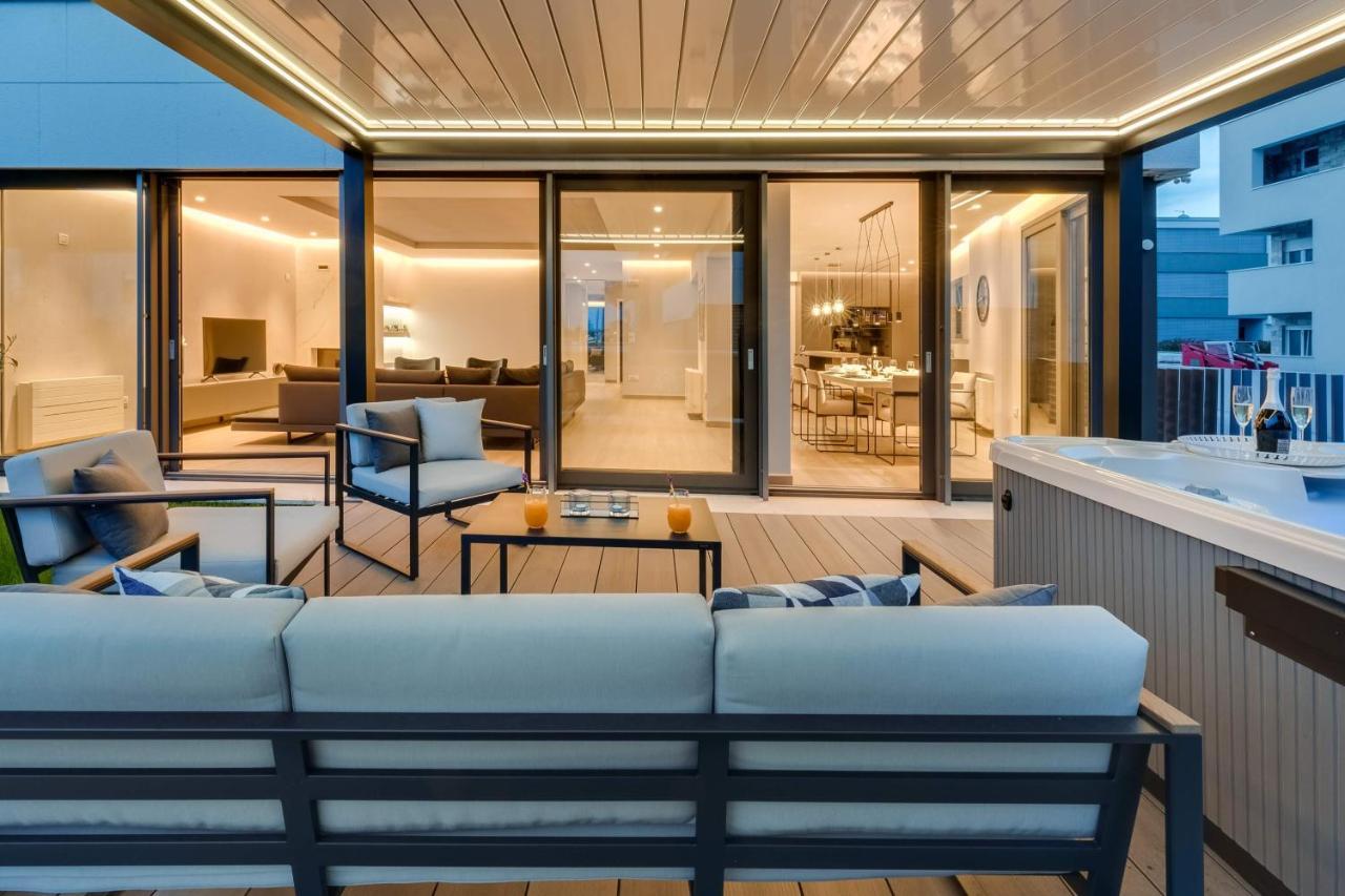 Shell Luxury Residences With Pool And Whirlpool Zadar Ngoại thất bức ảnh